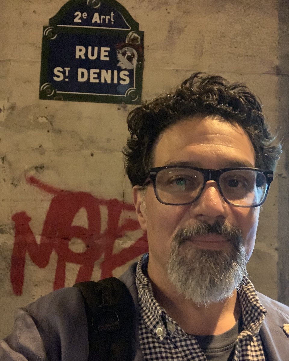 Denis Nash on Rue Saint-Denis in Paris